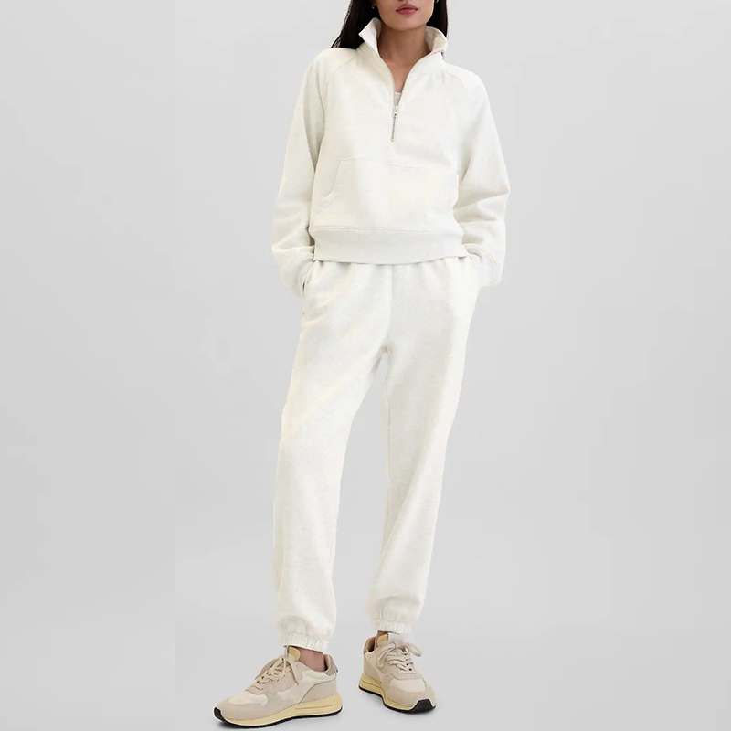 our womens zipper hoodie provides warmth and style with a sleek, modern design.